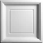 Madison White 2 ft. x 2 ft. Lay-in Coffered Ceiling Panel (Case of 6)