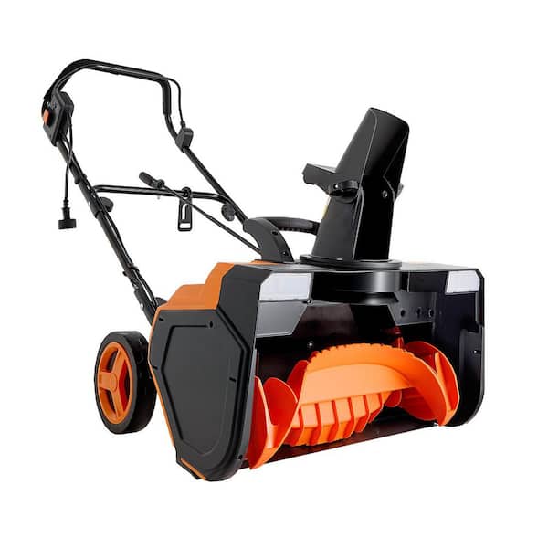 Electric Snow Blower 23 in. 15A Corded Dual LED Headlights and 180° Chute 25 ft. Throwing Distance 12 in. Depth Clearing