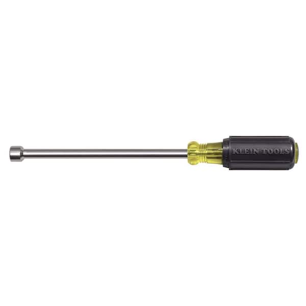 Klein Tools 3/8 in. Nut Driver with 6 in. Hollow Shaft- Cushion Grip Handle