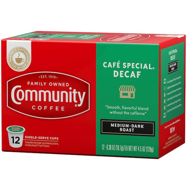 community coffee decaf pods