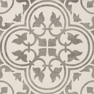 Memoir Petal Grey 12 in. x 12 in. Glazed Ceramic Floor and Wall Tile (787.2 sq.ft./pallet)
