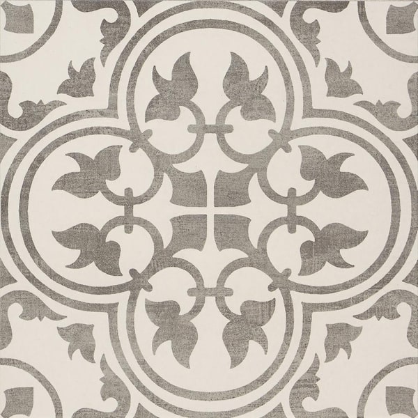 Daltile Memoir Petal Grey 12 in. x 12 in. Glazed Ceramic Floor and Wall Tile (787.2 sq.ft./pallet)
