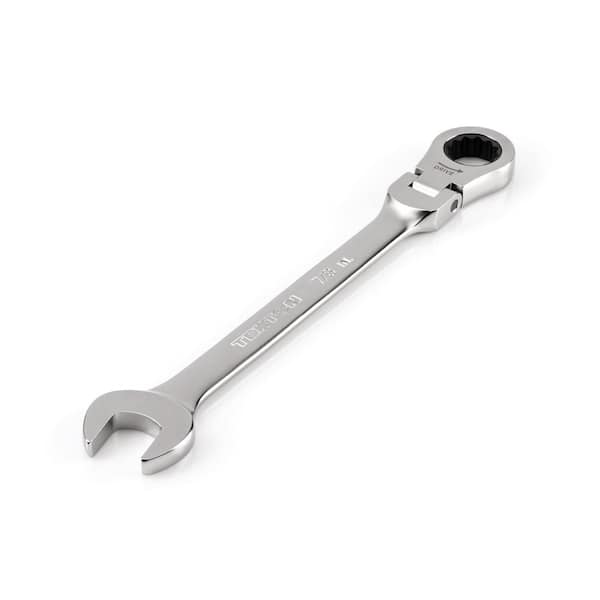 TEKTON 7/8 in. Flex Head 12-Point Ratcheting Combination Wrench
