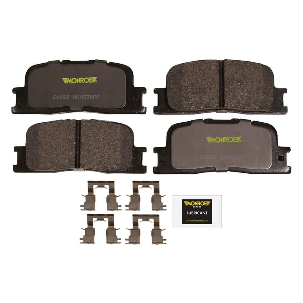 Monroe Brakes Total Solution Ceramic Brake Pads Cx885 The Home Depot