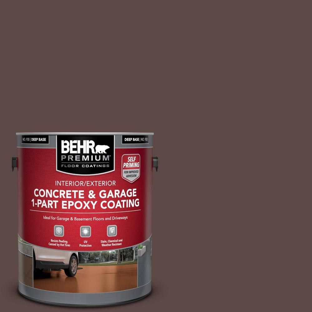 1 gal. #MQ1-58 Chocolate Soul Self-Priming 1-Part Epoxy Satin Interior/Exterior Concrete and Garage Floor Paint price history on PriceWatchPro