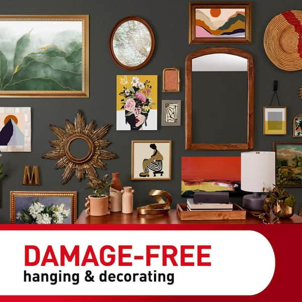 Command - 20 lbs. XL Heavyweight Picture Hanging Strips, White, Damage Free Decorating, 8 Pairs