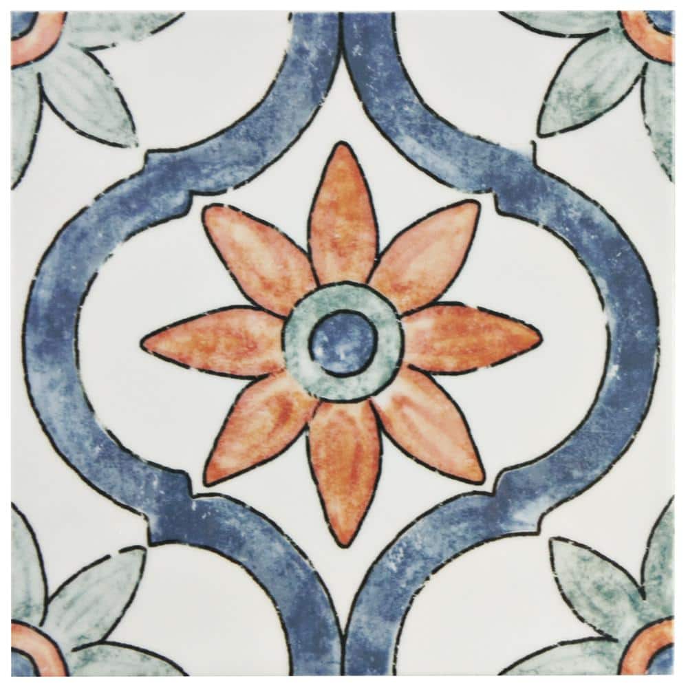 Bourges Arco 7-7/8 in. x 7-7/8 in. Ceramic Wall Take Home Tile Sample price history on PriceWatchPro