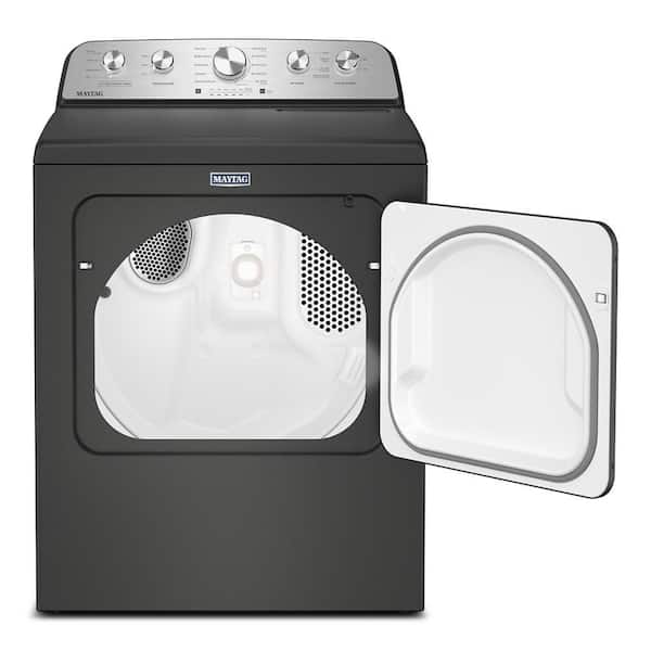 7.0 cu. ft. vented Top Load Electric Dryer in Volcano Black with Pet Pro Option