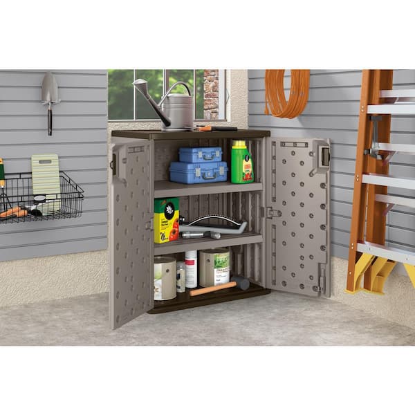 Shop Keter Storage Cabinet System 3pc Heavy Duty Resin Garage Cabinets at