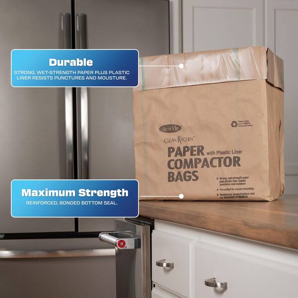 Bestair Trash Compactor Paper Bags
