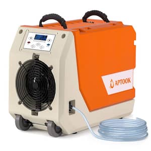 180 pt. 6000 sq. ft. Bucketless Commercial Dehumidifier in. Oranges Peaches with Drain Hose and Pump