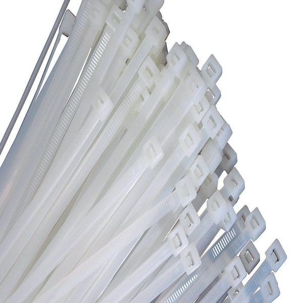 11 in. Natural Wire Tie, 50 lb. Tensile (100-Pack)