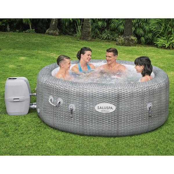 SaluSpa Ventura EnergySense Smart Air Jet 6-8 Person Inflatable Hot Tub Spa