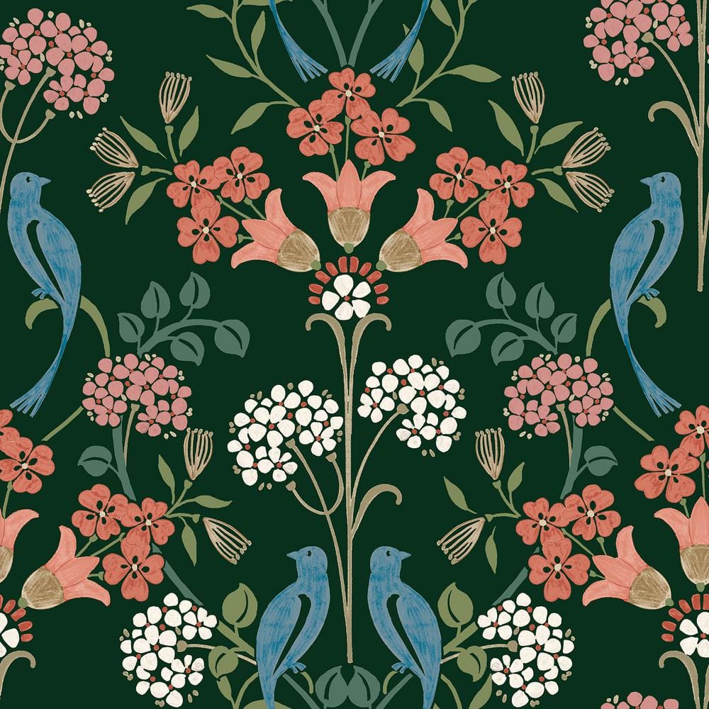 Green Meadow Song Vinyl Matte Peel and Stick Wallpaper Sample price history on PriceWatchPro