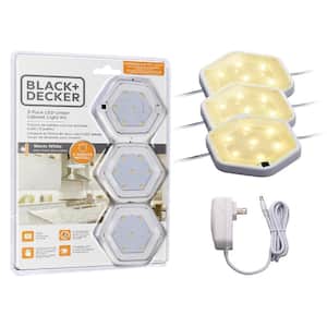 LED Warm White Puck Light Kit (3-Pack)