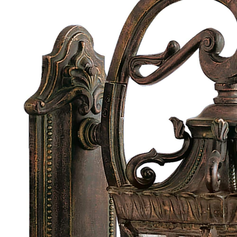 Tournai Bronze and Black 4-Light Lantern Sconce