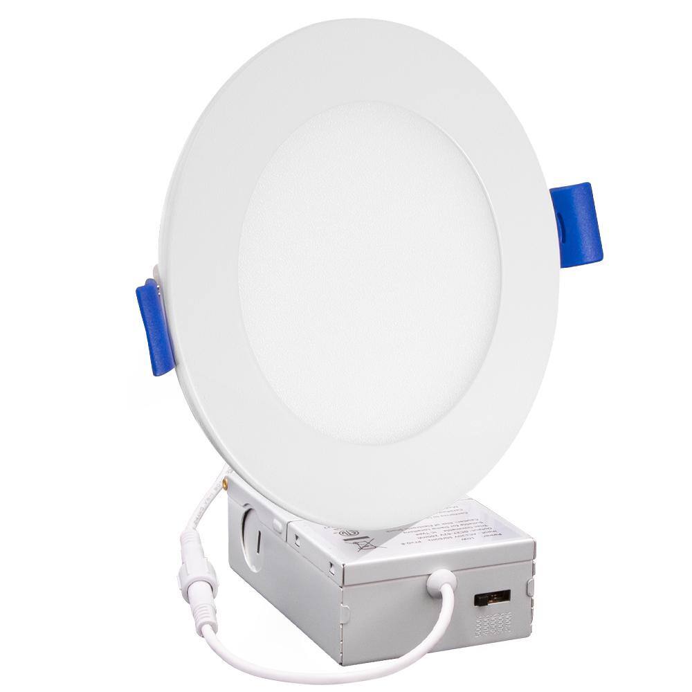 12-Pack White Aluminum 4-Inch Ultra Thin LED Downlight