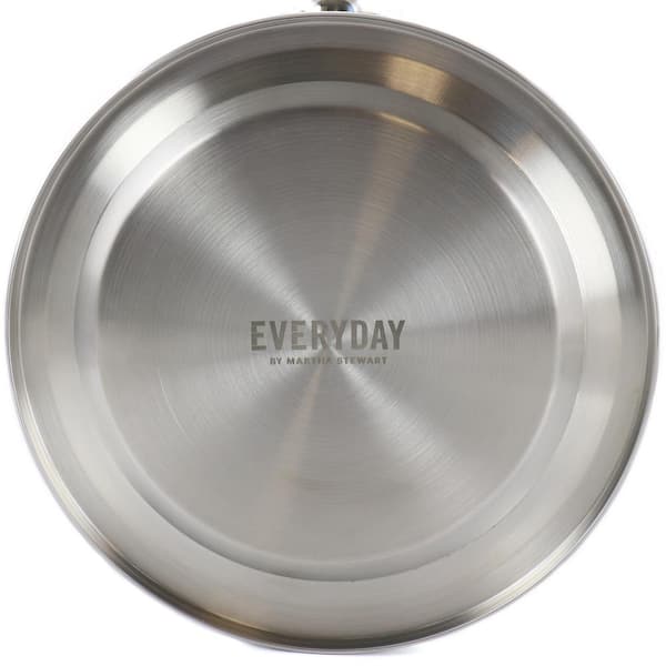 Martha Stewart Aluminum Roaster Pan 12 x 8 34 Silver - Office Depot