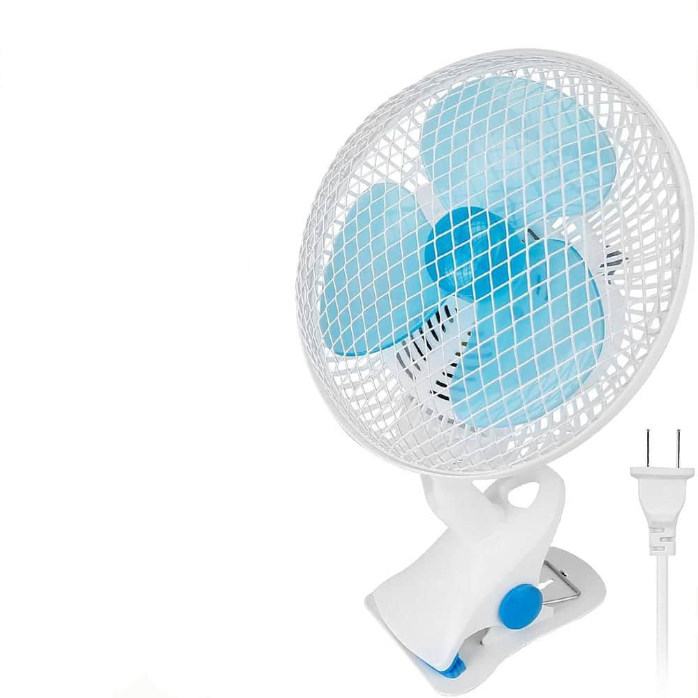 Clip On 3-in-1 Fan, Auto Oscillating Desk Clamp Fan with 2 Speeds, Quiet Portable Fan for Stroller Bedroom Office price history on PriceWatchPro