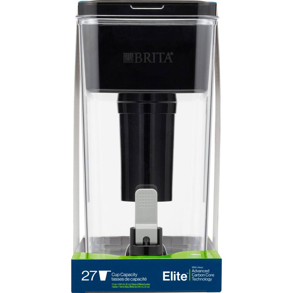 Jet Black Extra Large 27-Cup Filtered Water Dispenser