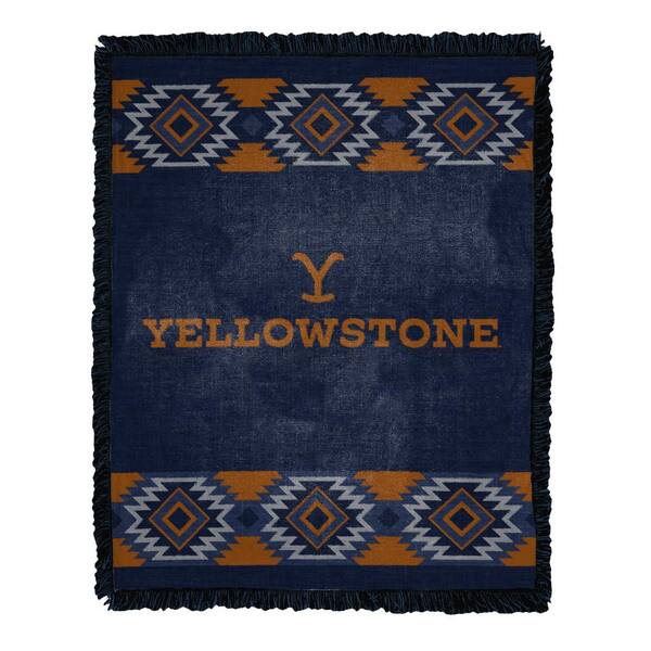 THE NORTHWEST GROUP Yellowstone Hamilton Stripe Jacquard Throw 1YLS ...