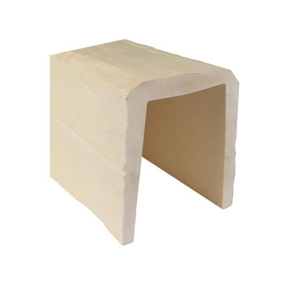 12 in. x 10 in. x 6 in. Long Unfinished Vintage Faux Wood Beam Sample