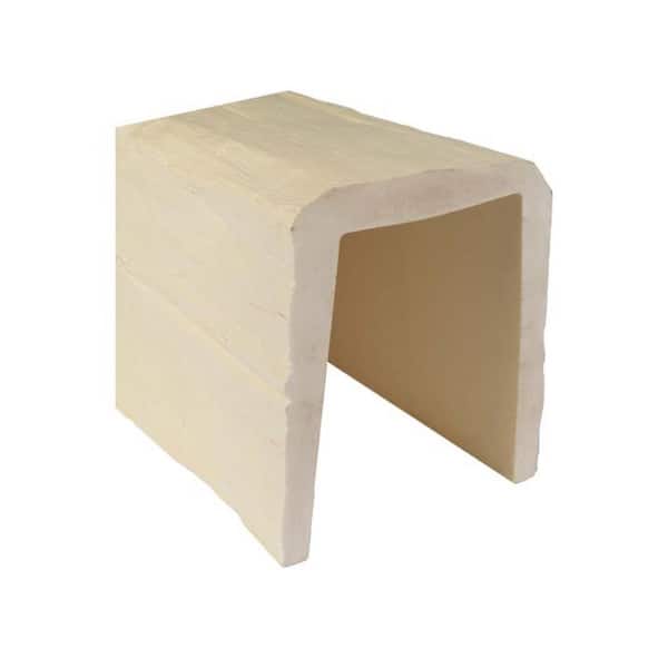 12 in. x 10 in. x 6 in. Long Unfinished Vintage Faux Wood Beam Sample