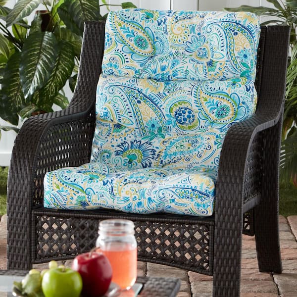 paisley dining chair cushions