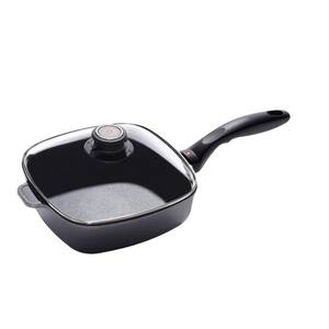 Classic Series Induction 2.1 qt. Cast Aluminum Nonstick Saute Pan in Gray with Glass Lid