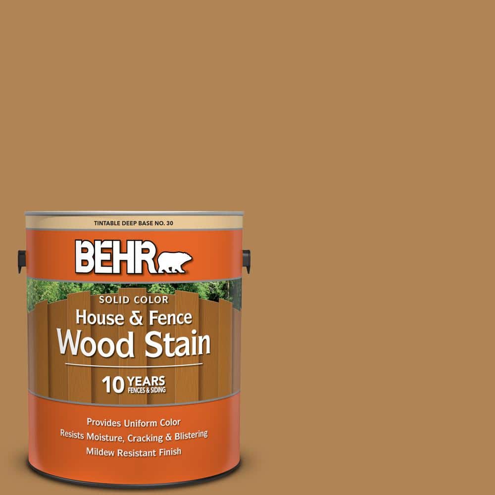 1 gal. #S290-6 Golden Rice Solid Color House and Fence Exterior Wood Stain