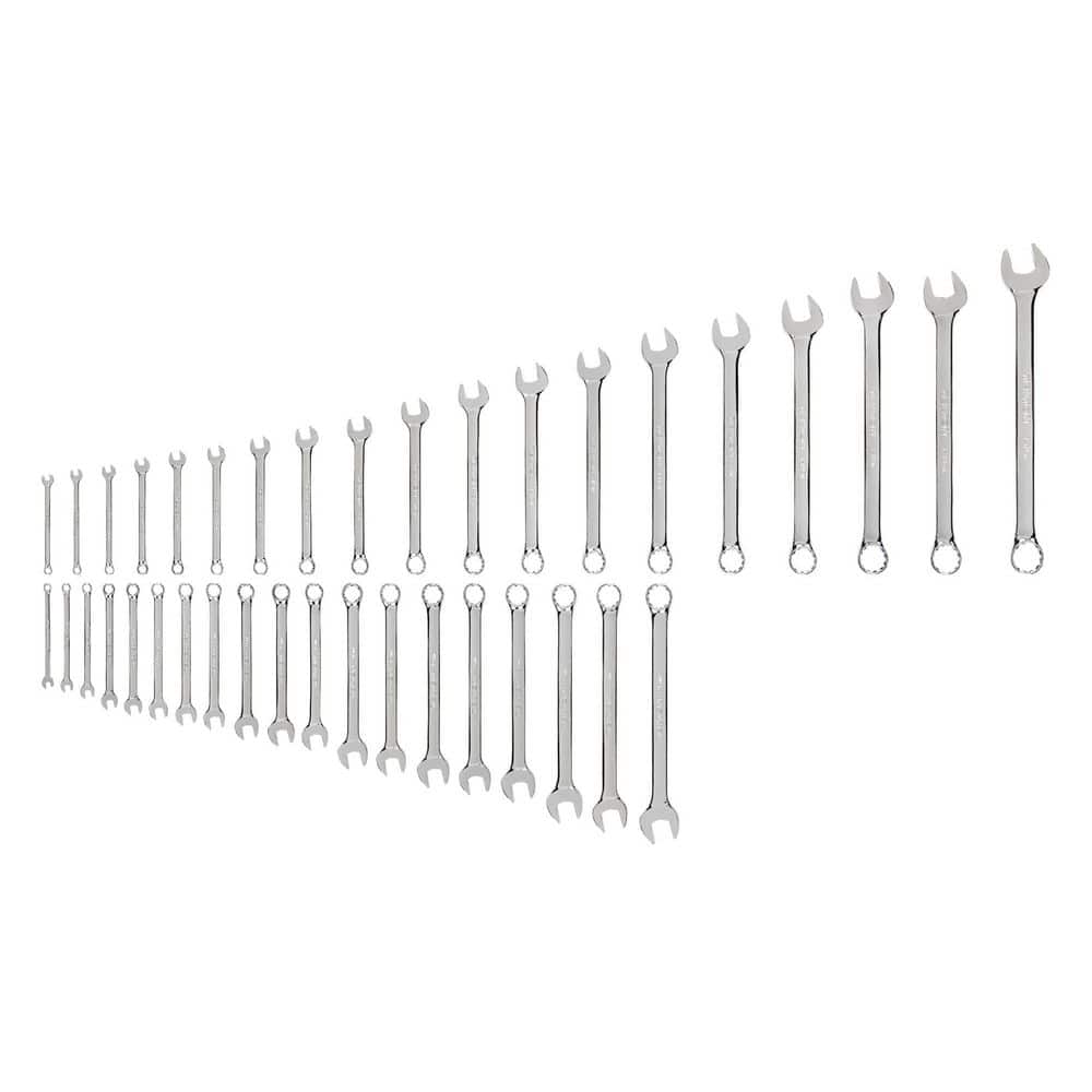 TEKTON Combination Wrench Set, 38Piece (1/4 11/4 in., 624 mm