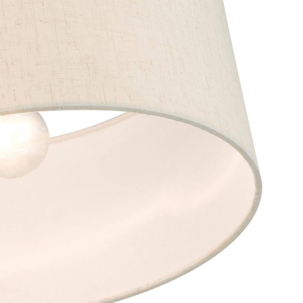 Modern Meadow 13" Brushed Nickel Indoor/Outdoor Drum Light