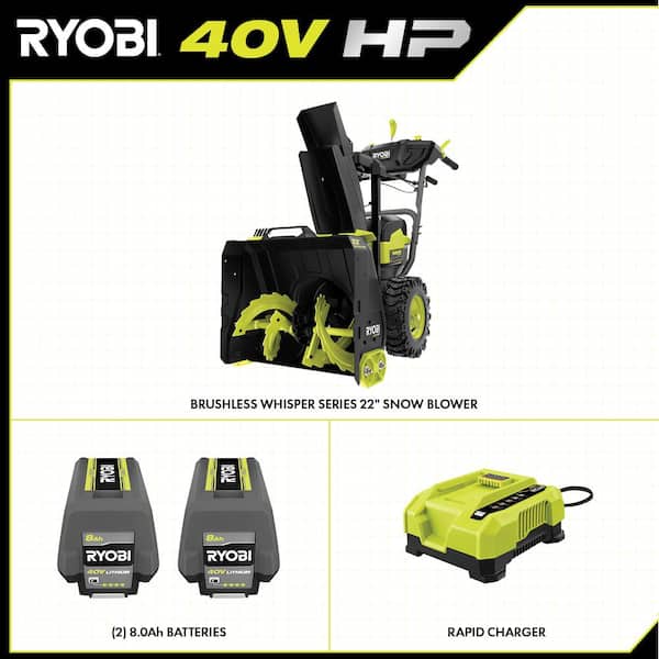 RYOBI 40V HP Brushless Whisper Series 22