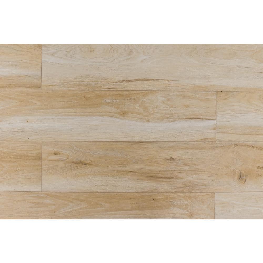 Lively Fallow 7" x 60" Hickory Vinyl Plank Flooring