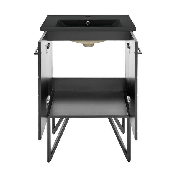 Swiss Madison Annecy 24 in. W Bathroom Vanity in Phantom Black