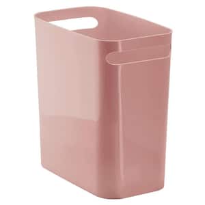 2.5 Gal. Rosette Plastic Ultra-Thin Trash Can Waste Paper Basket
