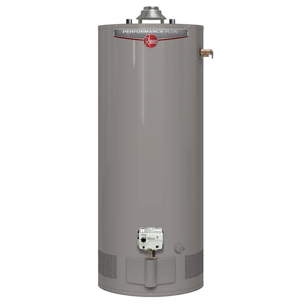 Rheem Performance Plus 40 Gal. Short 9 Year 36,000 BTU Liquid Propane ...