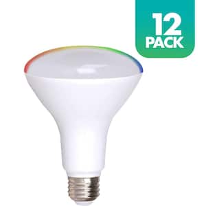 65-Watt Equivalent BR30 ENERGY Smart Bluetooth LED Light Bulb 2700-6500K with E26 Base Color Select No Hub (12-Pack)