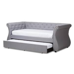Cherine Gray Twin Daybed with Trundle