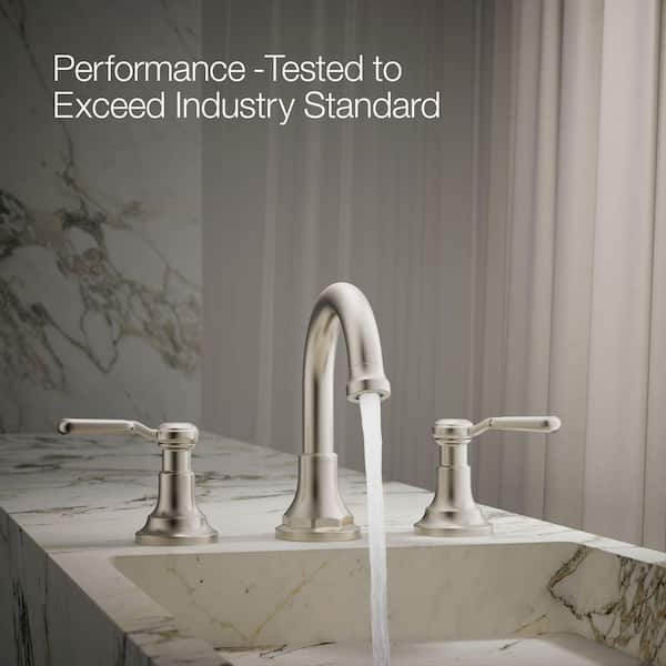 KOHLER Worth 8 in. Widespread 2-Handle Bathroom Faucet in Vibrant