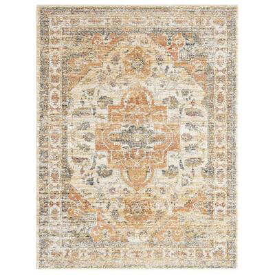 nuLOOM Kate Persian Medallion Beige 8 ft. x 10 ft. Area Rug RZAB18A-8010 -  The Home Depot