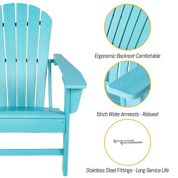 plastic garden fan chair