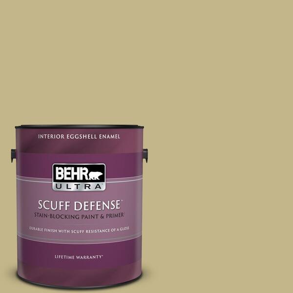 BEHR ULTRA 1 gal. #BIC-27 Modish Moss Extra Durable Eggshell Enamel Interior Paint & Primer