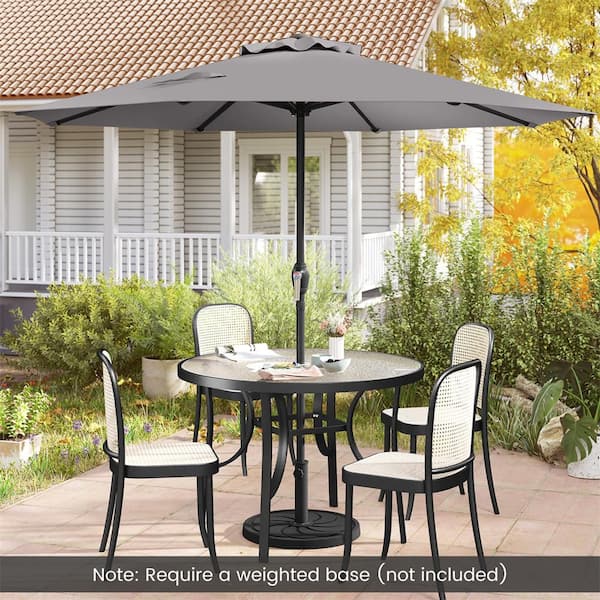 8.5 ft patio umbrella PURPLE LEAF Outdoor 8' x 8' Square Premium Sun Protection Beige This umbrella features a sturdy and weather Clihome 9 ft Patio Umbrella