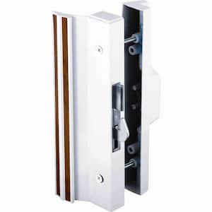 Extruded Aluminum, White, Surface Mount Handles with Anti-Lift Hook Latch