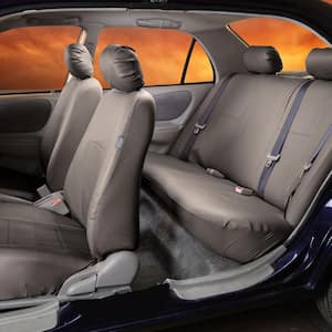 PU Leather 47 in. x 23 in. x 1 in. Full Set Seat Covers