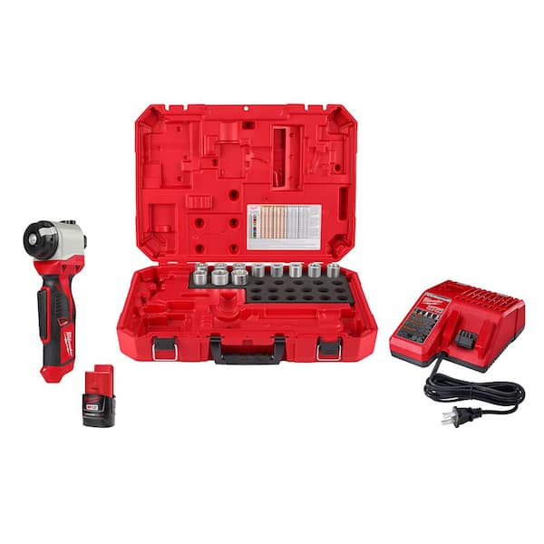 Milwaukee M12 12V Lithium-Ion Cordless Cable Stripper Kit for Al THHN/XHHW Wire