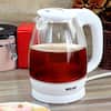 Better Chef 7-Cup Black and Clear Glass Cordless Electric Tea Kettle  985111568M - The Home Depot