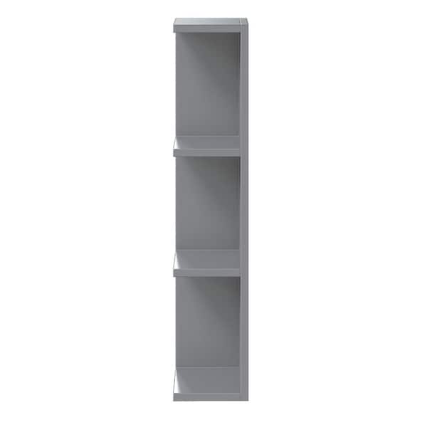 Home Decorators Collection Hawthorne 6 in. W Open Shelf in Twilight Gray