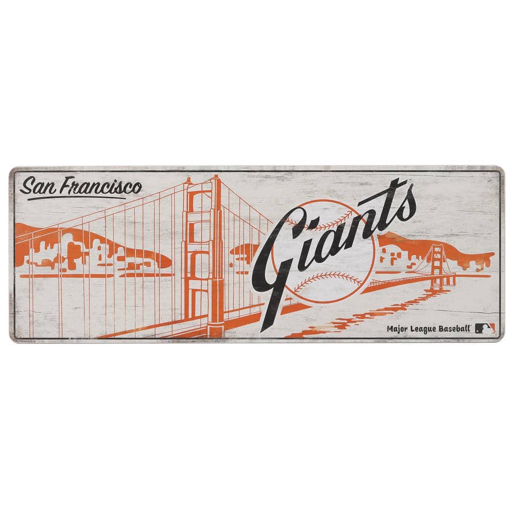 Open Road Brands San Francisco Giants MDF Wood Wall Art 90182839-S - The  Home Depot